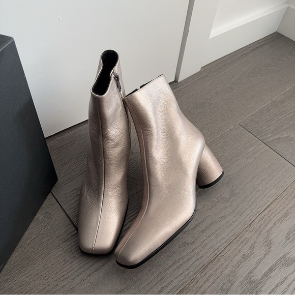 Ann Demeulemeester Metallic Ankle Boots - Picture 2 of 10